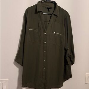 Alyx Dark Green tunic Shirt